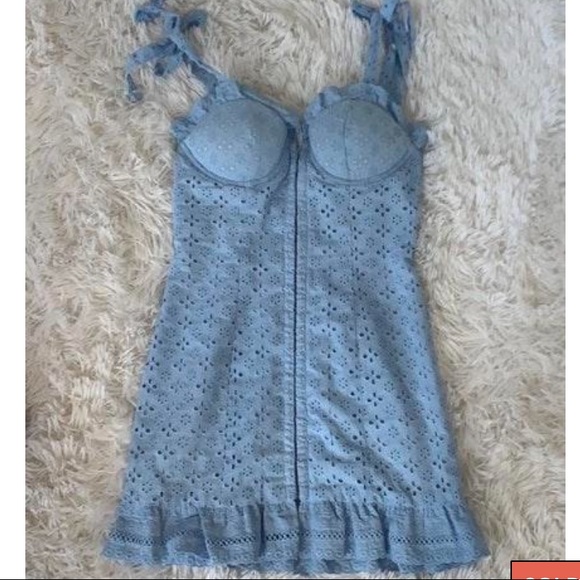 Revolve majorelle marabella dress in bluebird - Picture 1 of 3